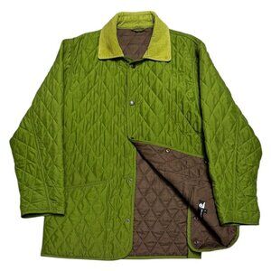 JOHN PARTRIDGE Quilted Luxury Designer Collared Casual Jacket Coat Womens Medium